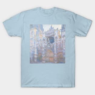 Rouen Cathedral: The Portal (Sunlight) Monet Painting Design T-Shirt